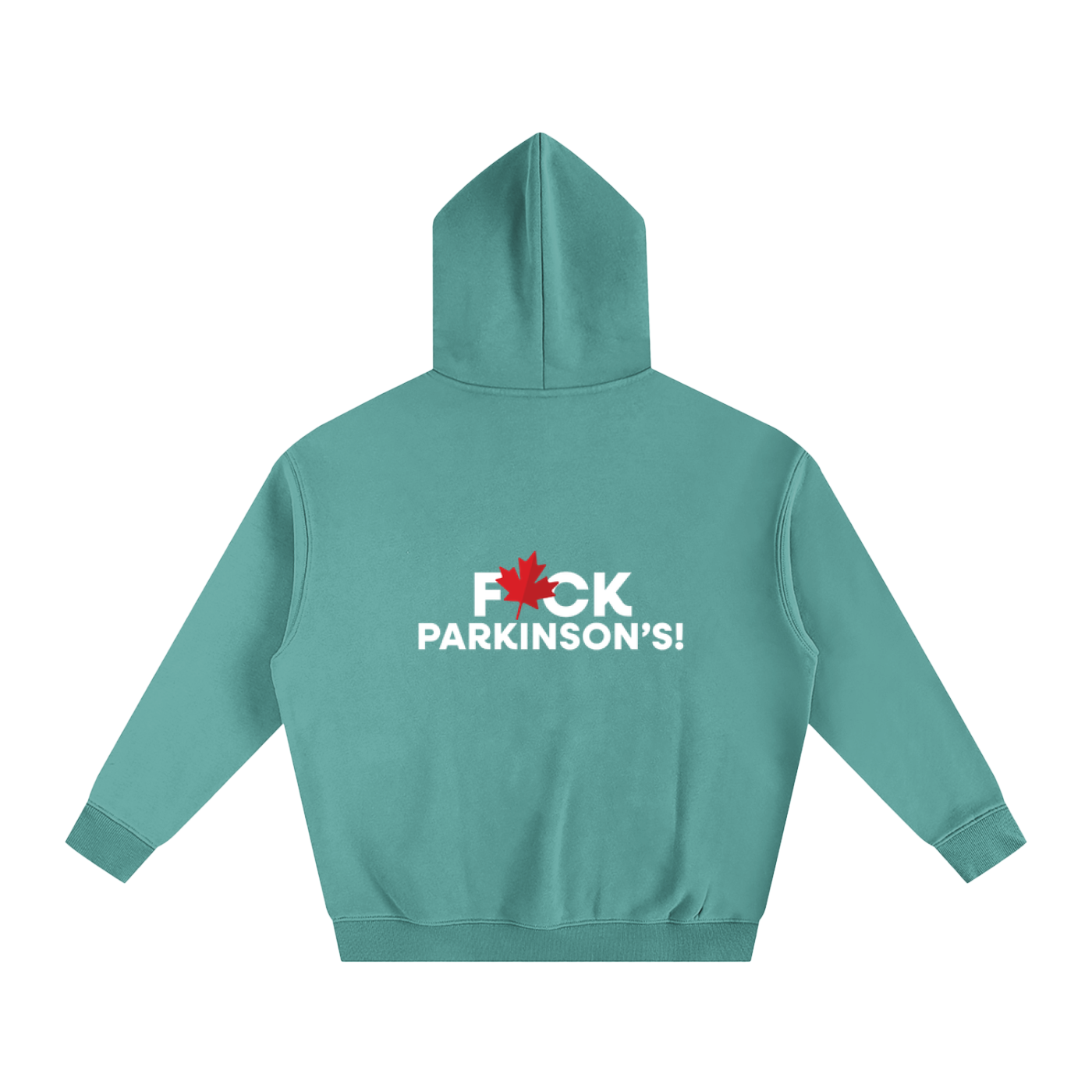 F*ck Parkinson's Oversized Hoodie - Canada Dark Edition