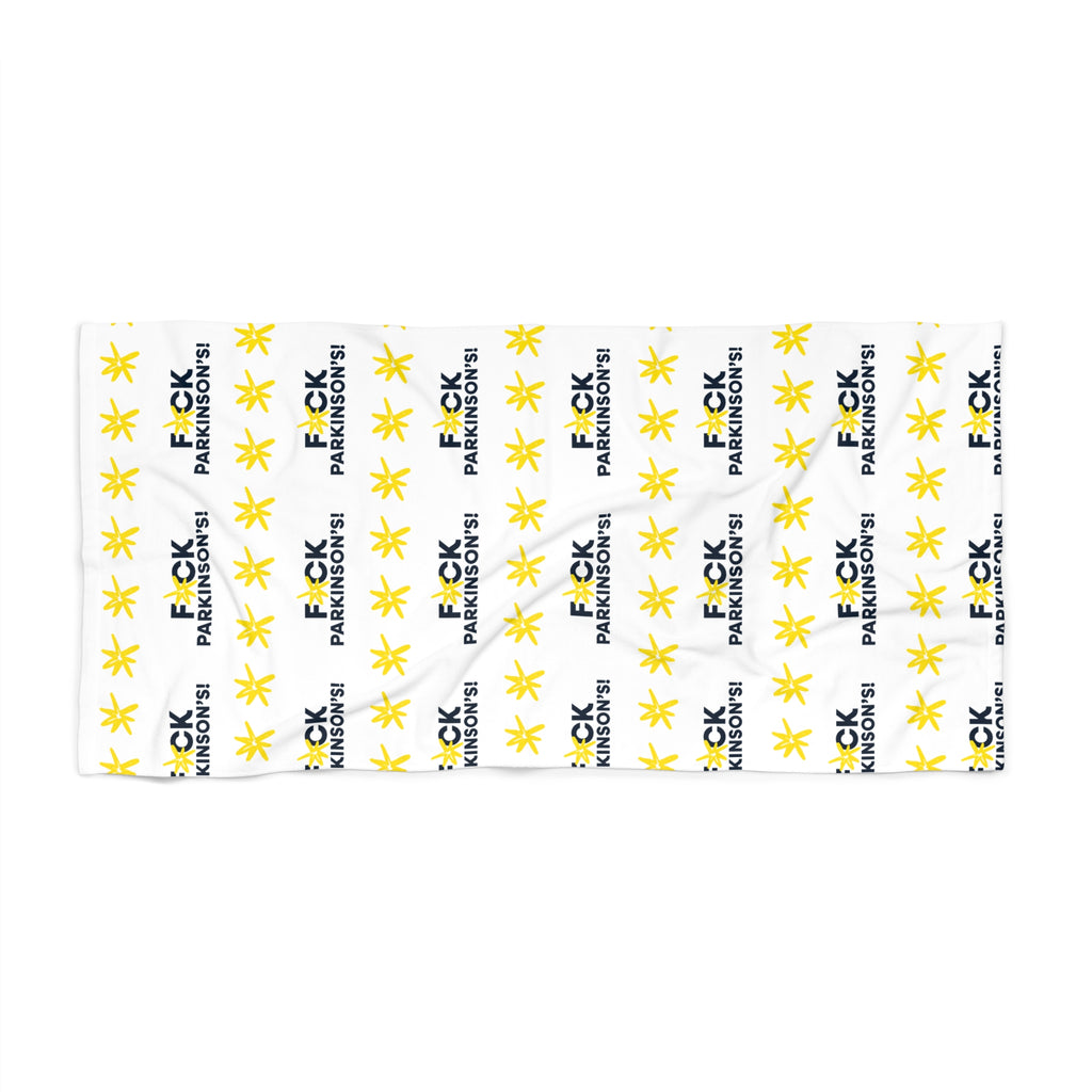 F*ck Parkinson's Beach Towel