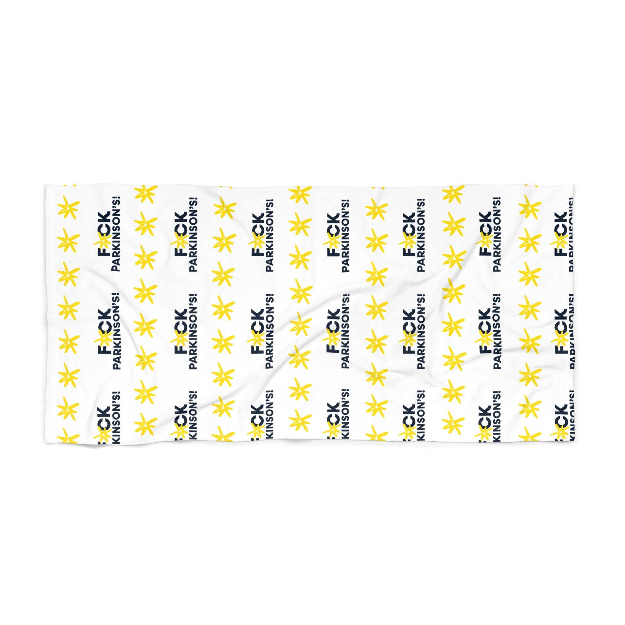 F*ck Parkinson's Beach Towel
