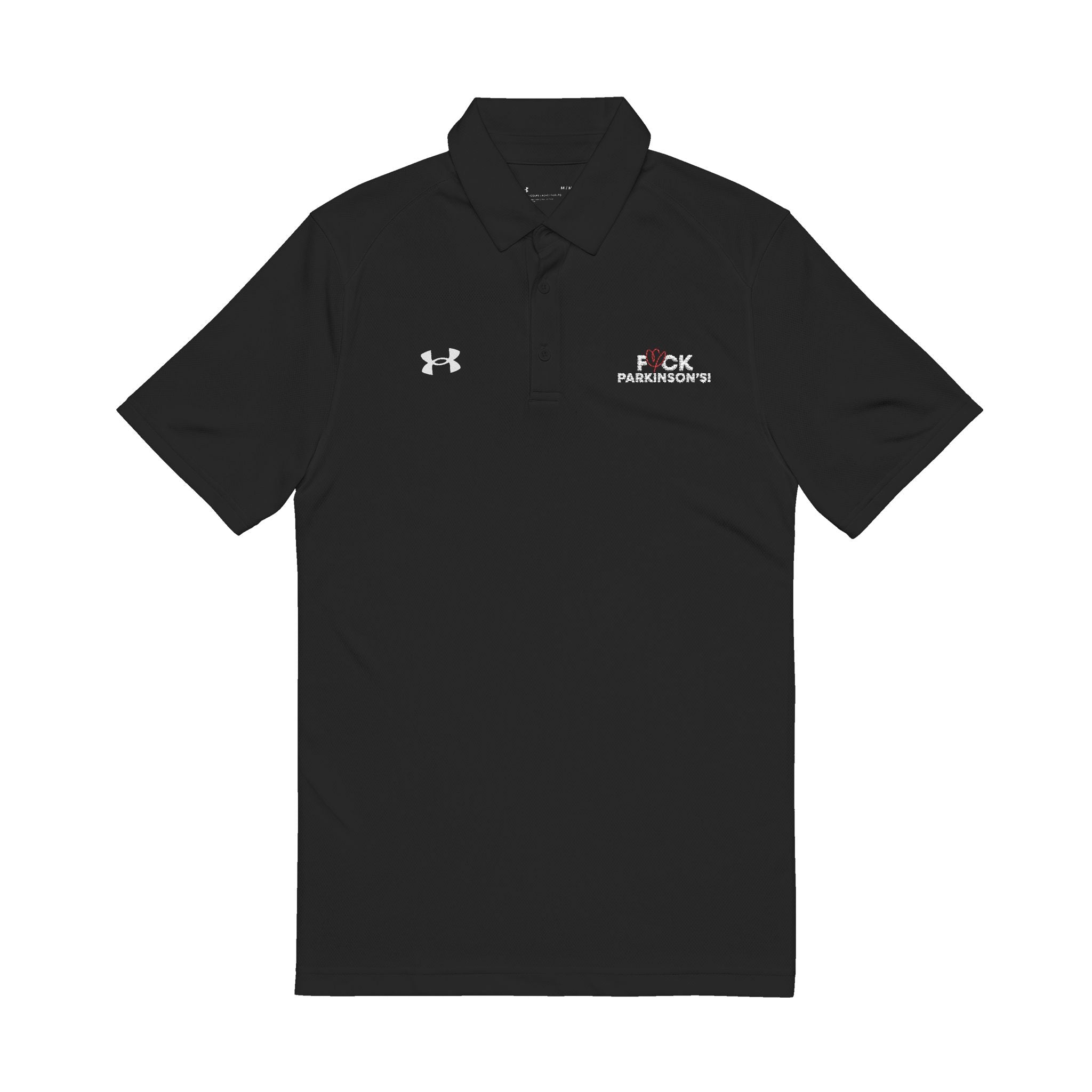 Premium F*ck Parkinson's Tulip Under Armour Polo