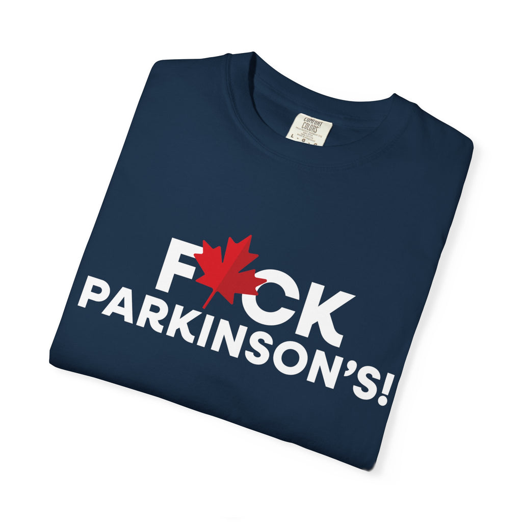 Fuck Parkinson's T‑Shirt — Canadian Maple Leaf Support Tee