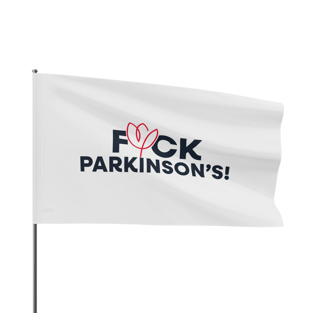 F*ck Parkinson's Flag - White