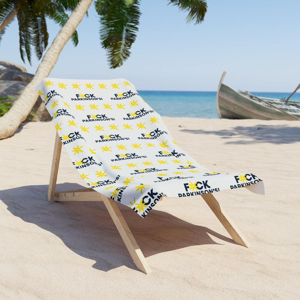 F*ck Parkinson's Beach Towel