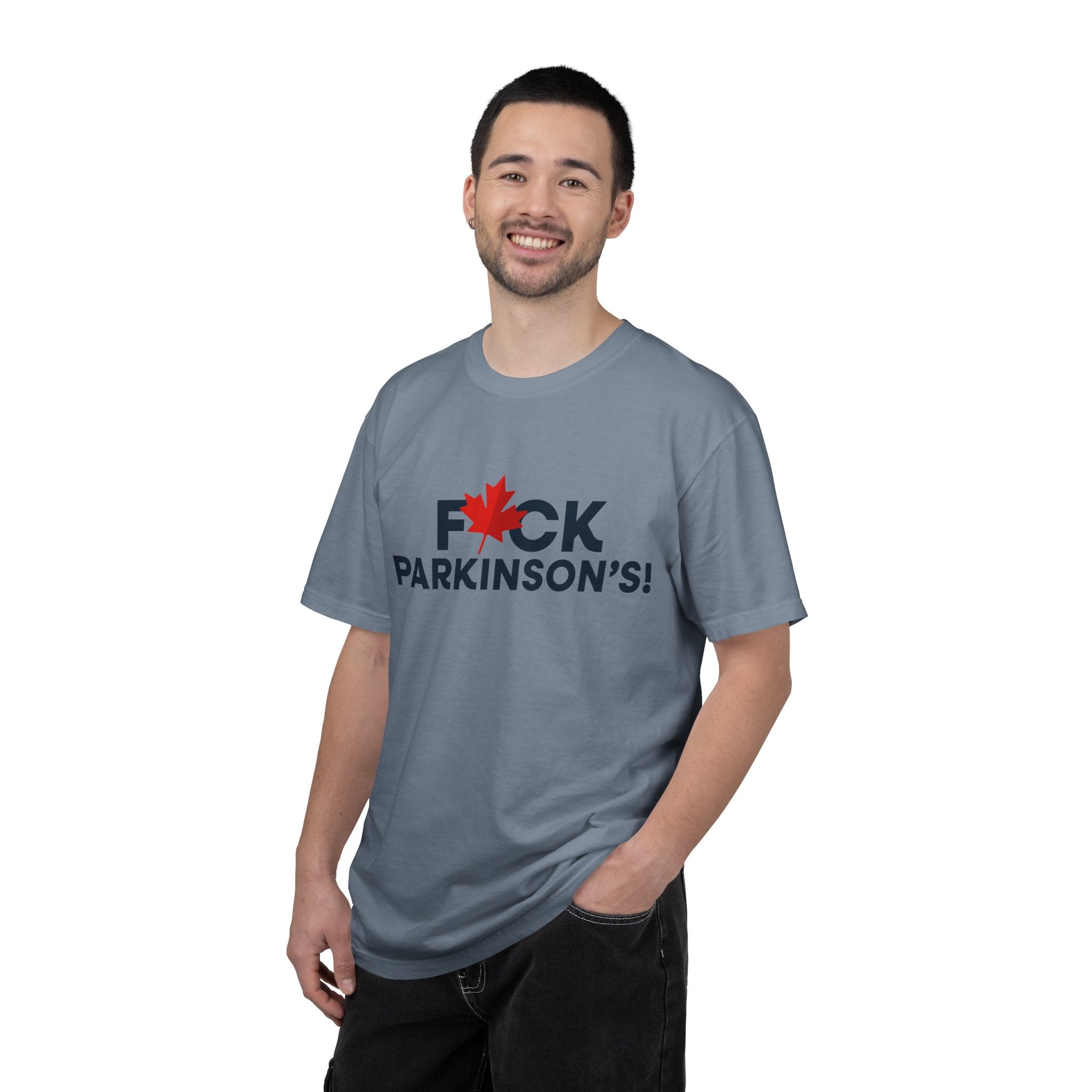 Fuck Parkinson's T‑Shirt — Canadian Maple Leaf Support Tee
