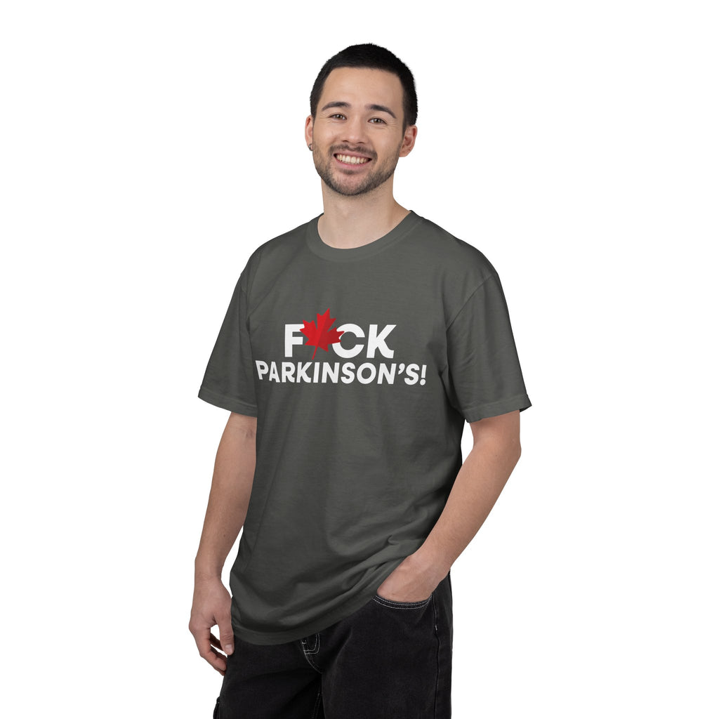 Fuck Parkinson's T‑Shirt — Canadian Maple Leaf Support Tee