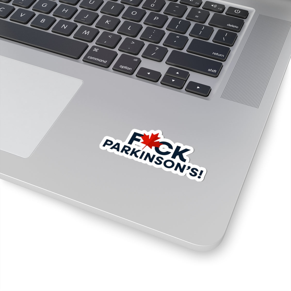 F*CK Parkinson’s! Canadian Maple Leaf Kiss-Cut Sticker