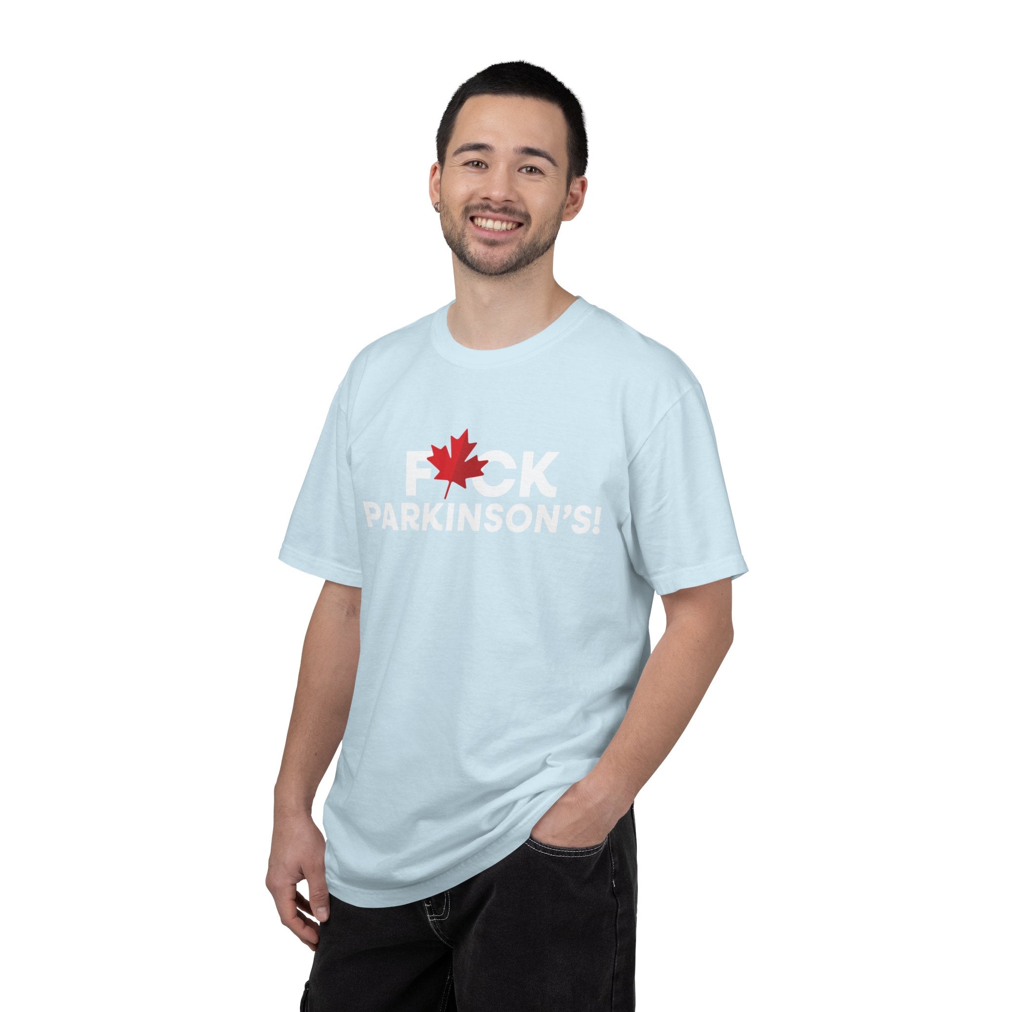 Fuck Parkinson's T‑Shirt — Canadian Maple Leaf Support Tee