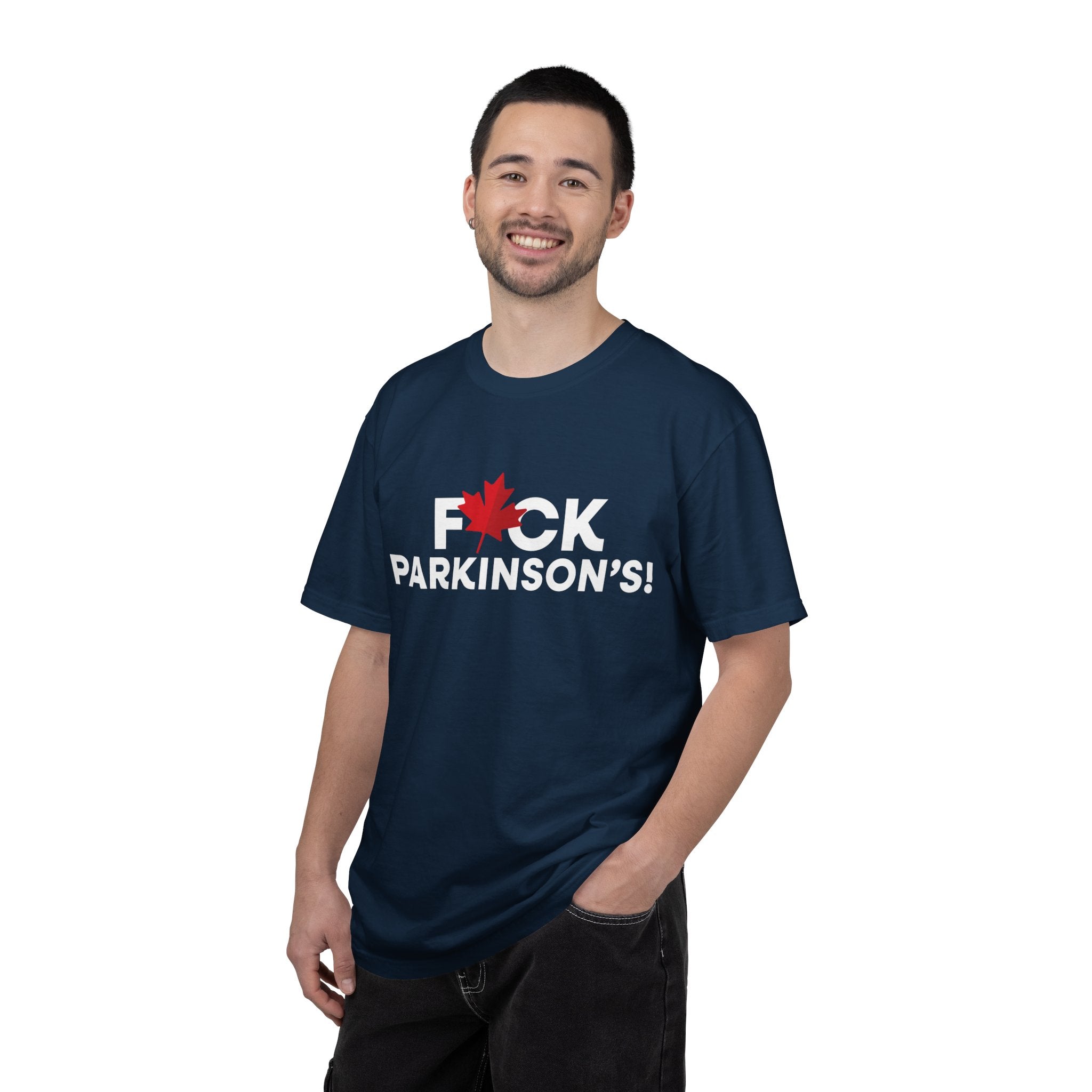 Fuck Parkinson's T‑Shirt — Canadian Maple Leaf Support Tee