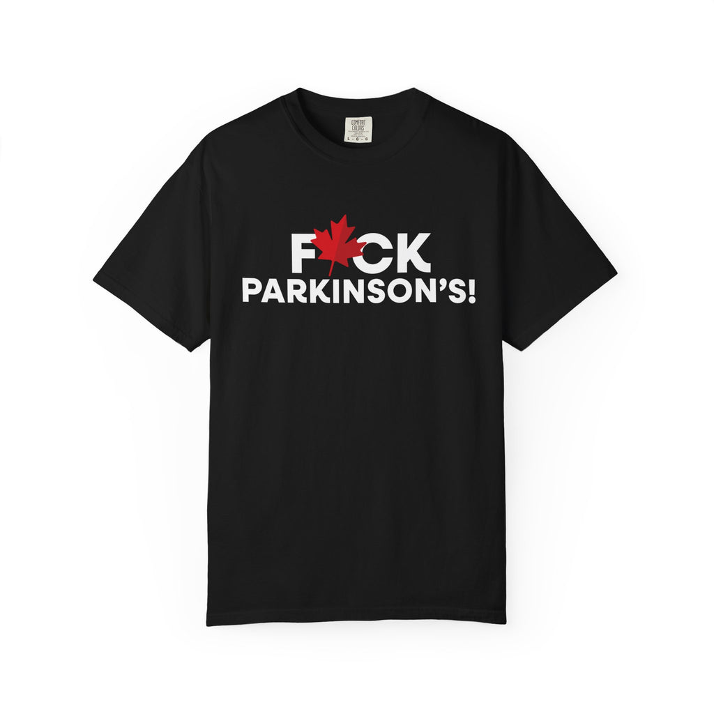 Fuck Parkinson's T‑Shirt — Canadian Maple Leaf Support Tee