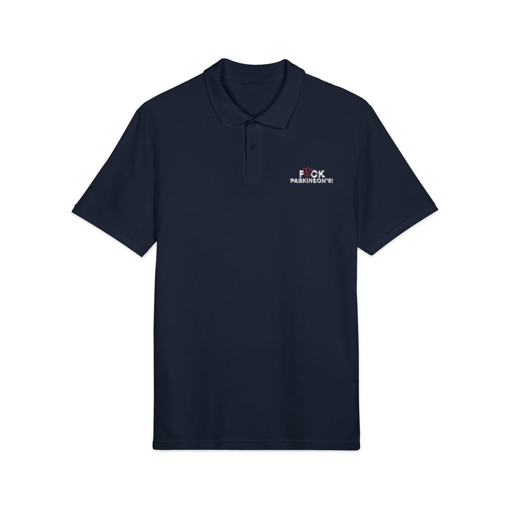 F*ck Parkinson's Embroidered Tulip Polo Shirt