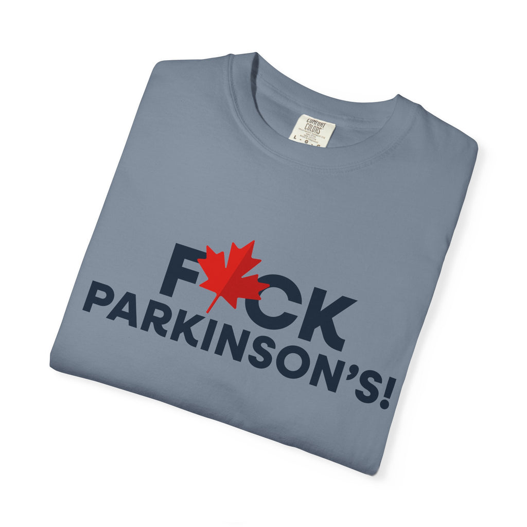 Fuck Parkinson's T‑Shirt — Canadian Maple Leaf Support Tee