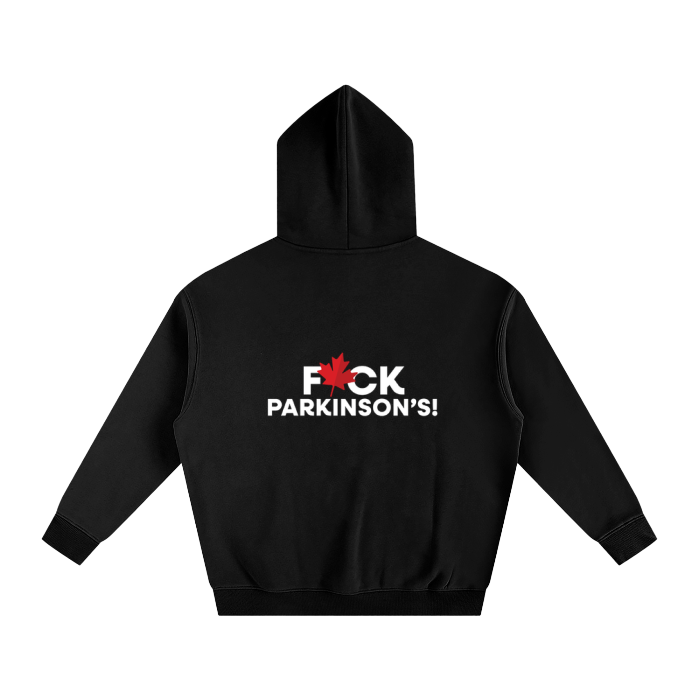 F*ck Parkinson's Oversized Hoodie - Canada Dark Edition