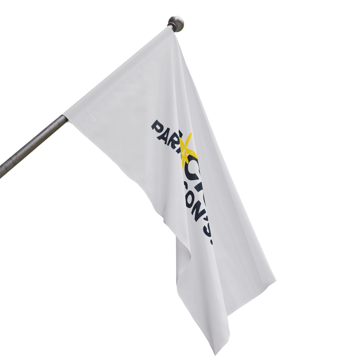 F*ck Parkinson’s! Flag - White