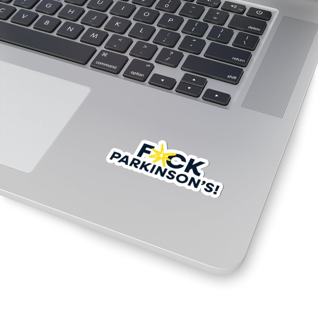 “F*ck Parkinson’s!” Kiss-Cut Sticker — Bold Parkinson’s Awareness Decal