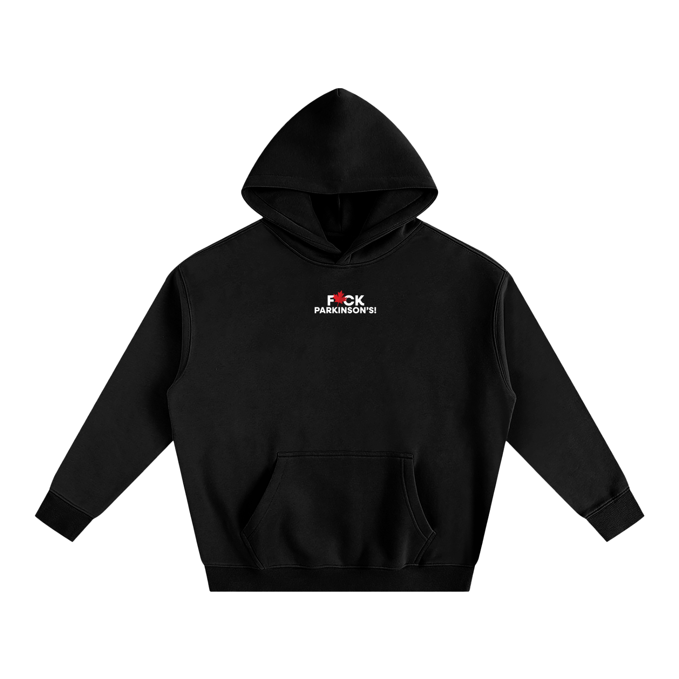 F*ck Parkinson's Oversized Hoodie - Canada Dark Edition