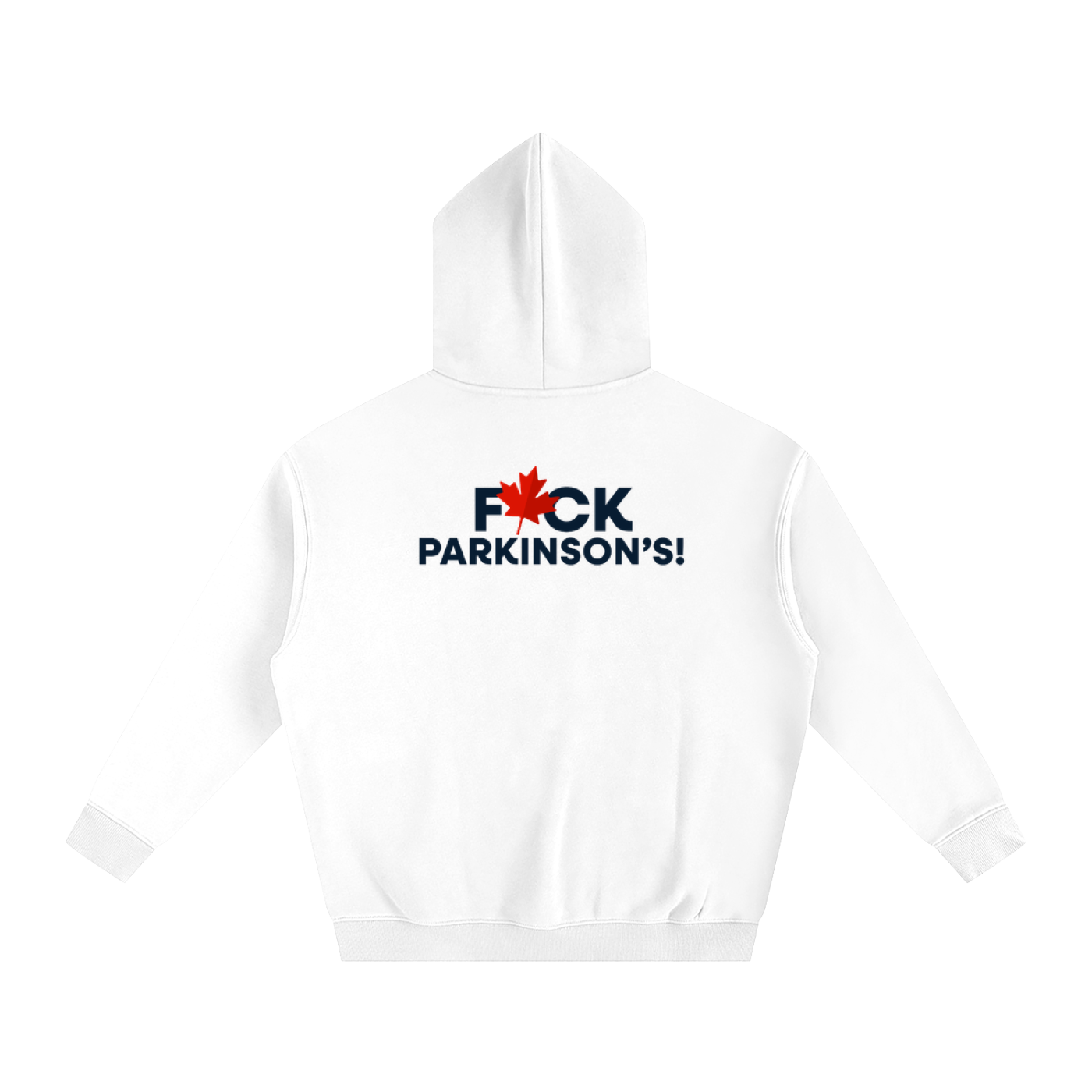F*ck Parkinson's Oversized Hoodie - Canada Light Edition