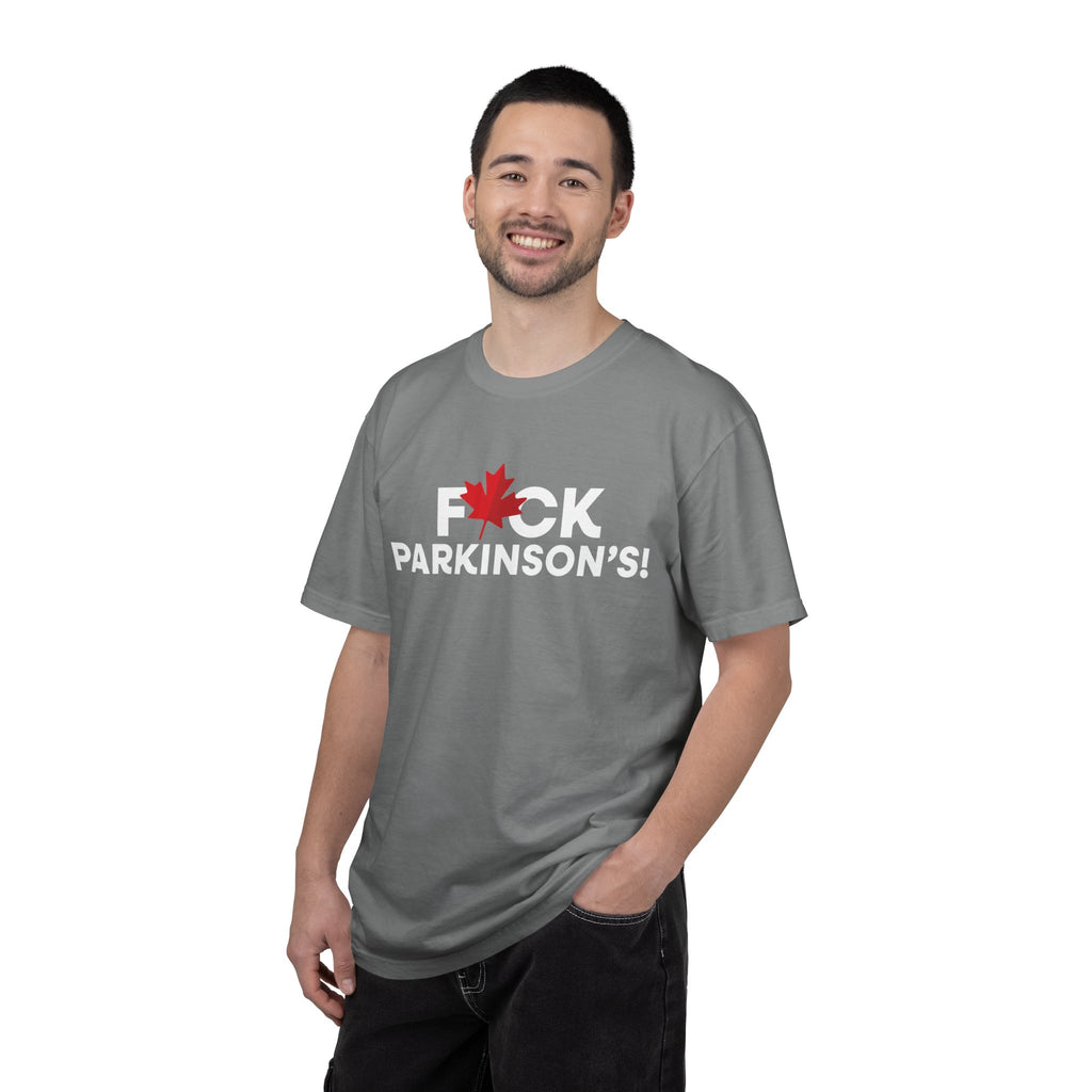 Fuck Parkinson's T‑Shirt — Canadian Maple Leaf Support Tee