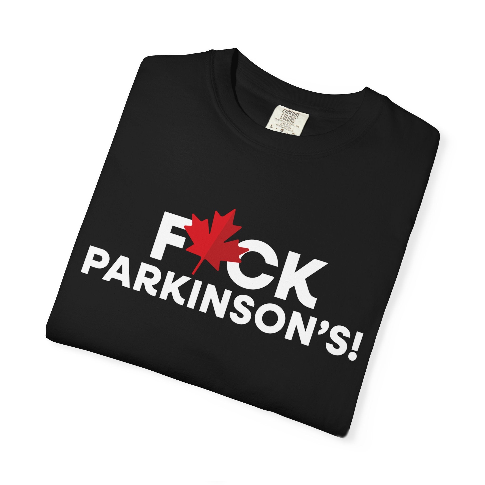 Fuck Parkinson's T‑Shirt — Canadian Maple Leaf Support Tee