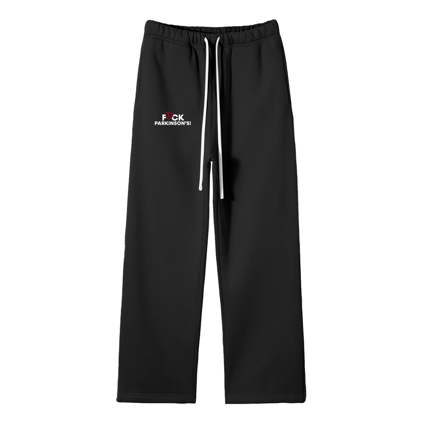 Unisex Solid Color Fleece Straight Leg Pants