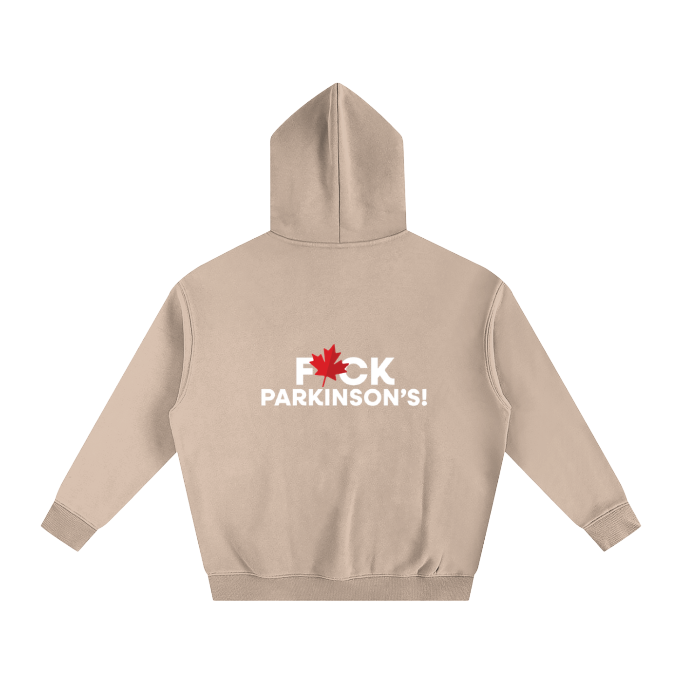 F*ck Parkinson's Oversized Hoodie - Canada Dark Edition