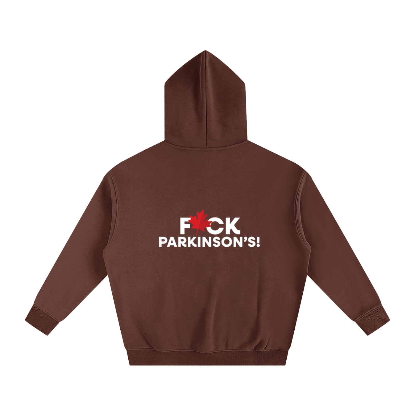 F*ck Parkinson's Oversized Hoodie - Canada Dark Edition